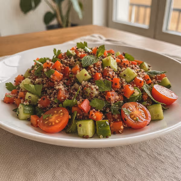 Tabulé low carb con quinoa