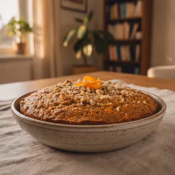 Tarta de zanahoria con harina de coco (low carb)