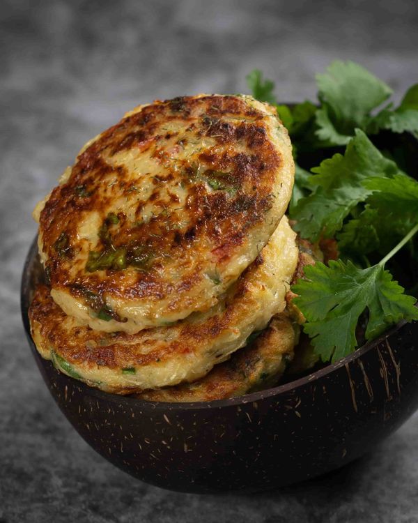 Tortitas de patata y calabacín